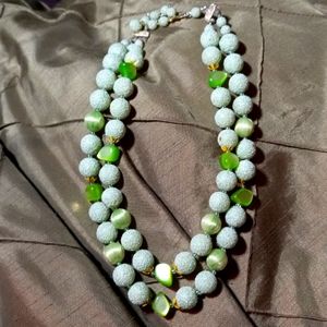 L-9 lot double strand necklace